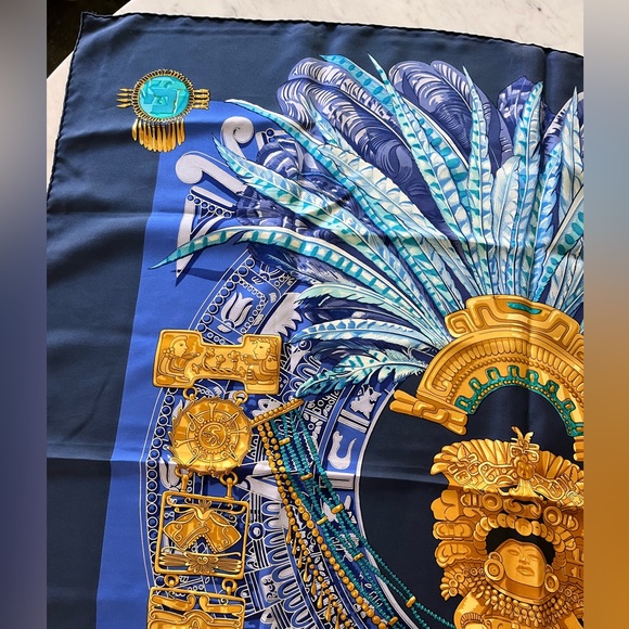 Hermes Silk Scarf 34” x 34” - Picture 7 of 8